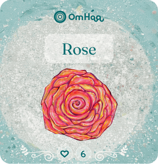 Rose card