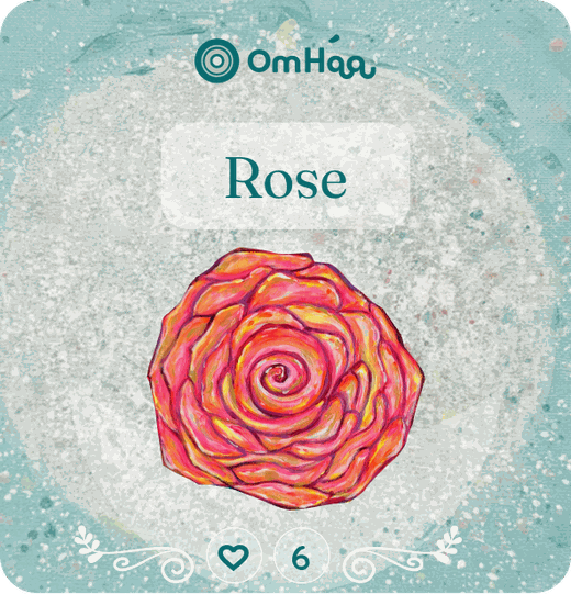 Rose card